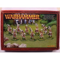 Warhammer Fantasy Battles High Elf White Lions Chrace GW - 10 METAL Miniatures