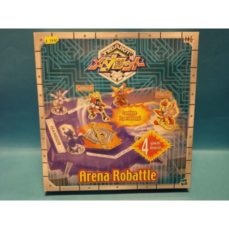 Arena Robattle 4 Giochi diversi Medarot e 2 Personaggi Samurai e Phoenix Hasbro