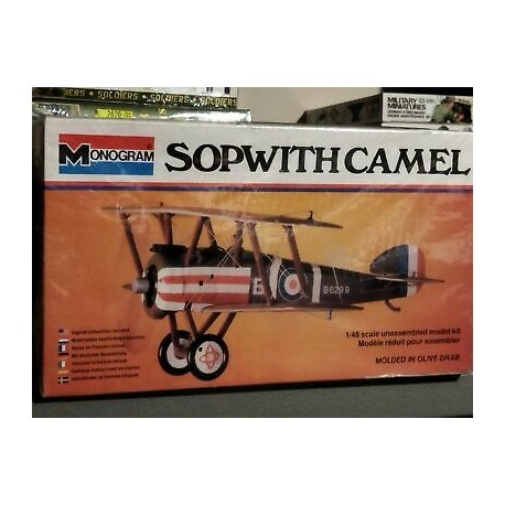 Sopwith Camel  Plastic Model Kit Scala 1/48 5204 Monogram