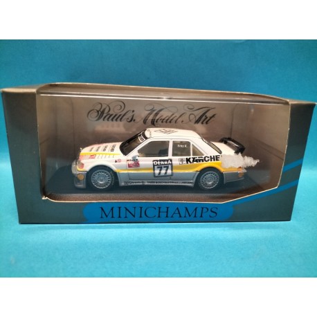 Mercedes 190 E Evo 1 AMG Karcher Die Cast Model 1/43 Art 3131 Minichamps