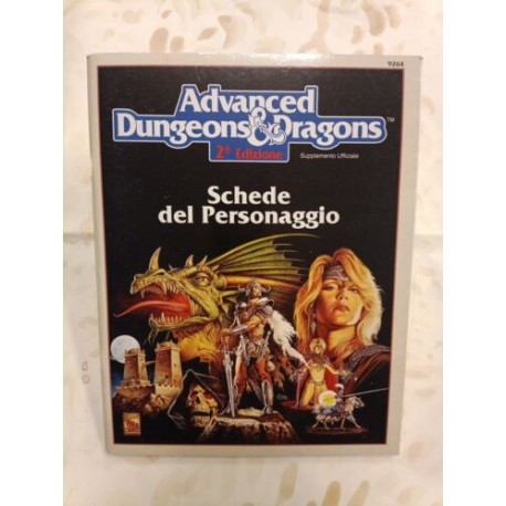 Advanced Dungeons Dragons Ed Italiana Schede del personaggio