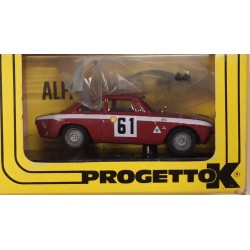 Alfa Romeo Giulia GTA 1 Coupe Rossa Art 048 Die Cast Model 1/43  Progetto K