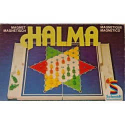 Halma Dama Cinese Magnetica Travel - Gioco da Tavolo Schmidt Vintage 1977