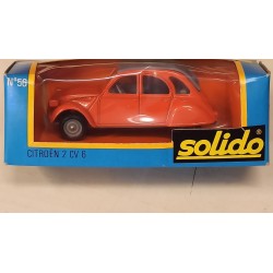 Citroen 2 CV 6 Arancione N 56 Die Cast Model 1/43  Solido