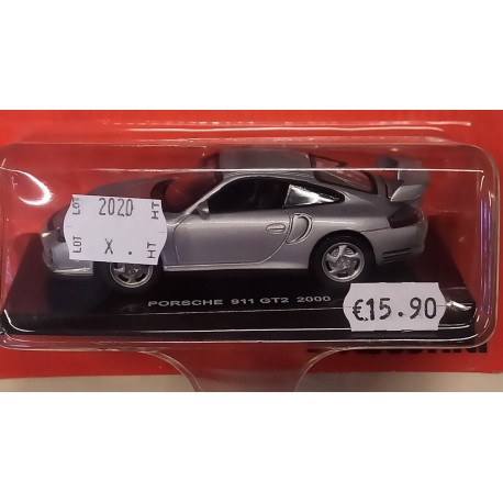 Porsche 911 GT2 2000 Argento Die Cast Model 1/43 