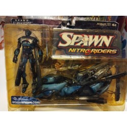 Spawn Nitro Riders Flashpoint Action Figure and Bike  Mc.Farlane used