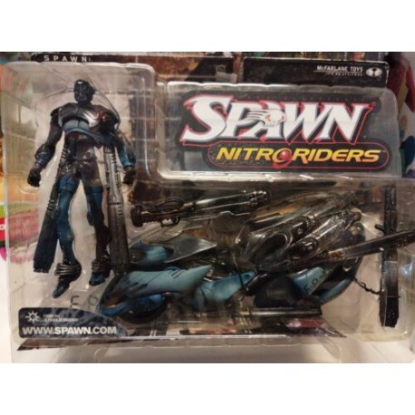 Spawn Nitro Riders Flashpoint Action Figure and Bike  Mc.Farlane