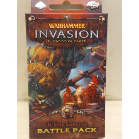 Warhammer Invasion LCG in italiano Battle Pack Il Sole Sanguina 