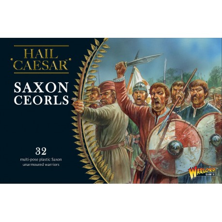 Saxon Ceorls - 28 mm hard plastic miniatures - Warlord Hail Caesar