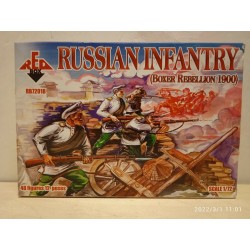 Russian Infantry Boxer Rebellion 1900 48 Soldiers  1/72 Cod RB72018 Red Box