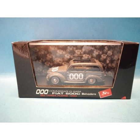 Fiat 500 C Belvedere 79 Targa Florio 1995Die Cast Model 1/43 Brumm Limited Ed