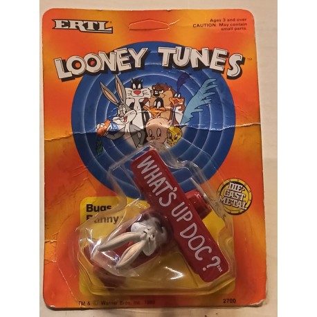 Looney Tunes - Bugs Bunny Plane - Action Figures  - Die Cast Metal - 5 cm - Ertl