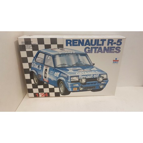 Renault R5 Gitanes Blu Model Kit Plastic 1:24  Esci N°3016