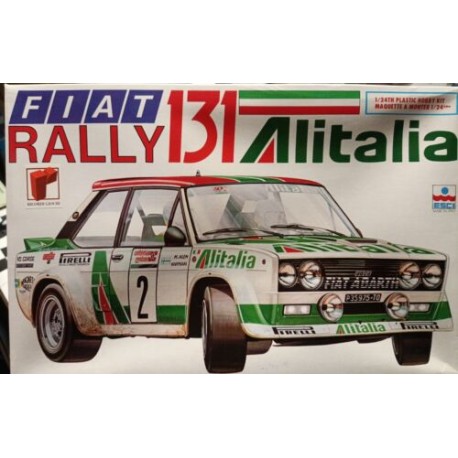 Fiat 131 Rally Alitalia Plastic Model Kit 1/24 By Esci Cod.3003