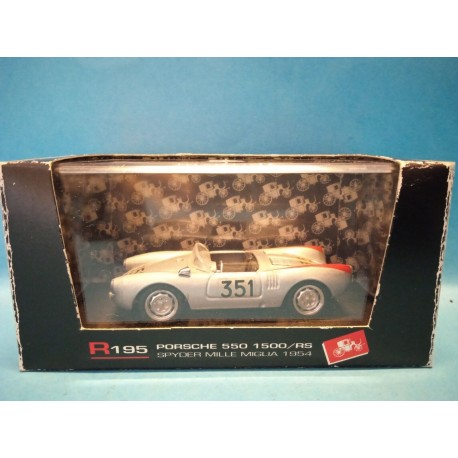 Porsche 550 1500 RS R195 Spyder Mille  Miglia 1954 Die Cast Model 1/43 Brumm