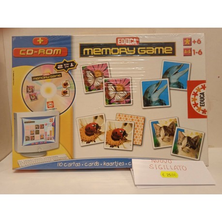 Memory Game Elettronico Memory Game CD Rom Educa Vintage