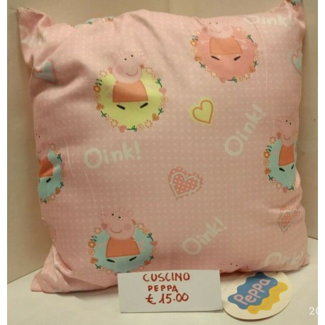 Peppa Pig Cuscino Rosa Originale