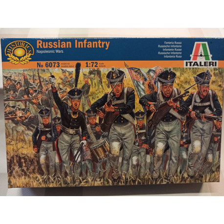 Russian Infantry Napoleonic Wars Figures 50 pcs. 1/72 N°6073 Italeri soldatini
