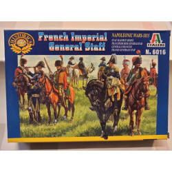 French Imperial General Staff Napoleone Figures 21 pcs. 1/72 N°6016 Italeri