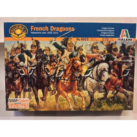 French Dragoon Napoleonic Wars Figures 34 pcs. 1/72 N°6015 Italeri