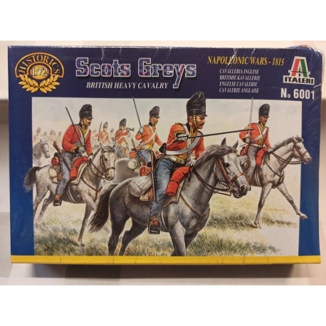 Scots Greys Napoleonic Wars Figures 18 pcs. 1/72 N°6001 Italeri