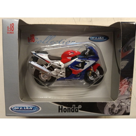 Honda RR Fire Blade Die Cast Metal 1/18 Bike Welly