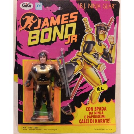 James Bond JR - JBJ Ninja Gear - Action Figure HASBRO GIG - 1992