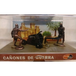 SOLDATINI in Metallo Playme Spagna - Serie Cannoni - Catapulta Normanna 1/32