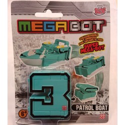 Mega Bot PATROL BOAT N.3 - Robot Combinabile MOD.1 Grandi Giochi