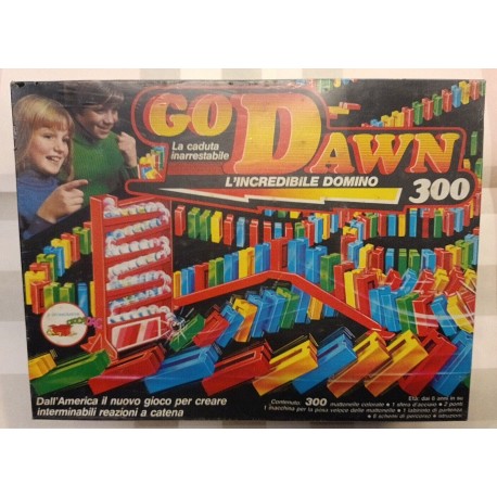 GO DAWN L'Incredibile Domino 300 PZ. vintage HASBRO 1982 GIOCADAG