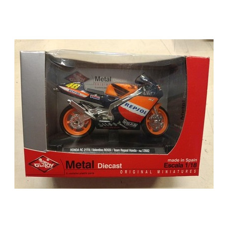 Honda RC211 V Valentino Rossi N.46 Die Cast Metal 1/18 Bike Guiloy
