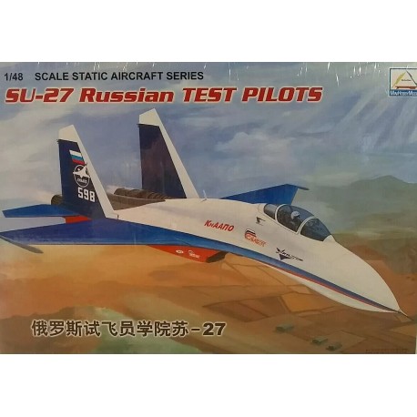 Su-27 Russian Test Pilot 1:48 plastic model Kit Mini Hobby Models 80306