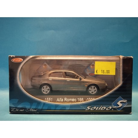 Alfa Romeo 166 1999 Scala 1:43 Made in Italy Solido Today Cod.1551