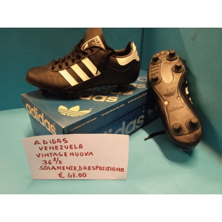 Scarpe da Calcio pelle Adidas Venezuela n 36 e1/2 Esposizione Collezione Vintage