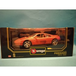 Ferrari 348 tb 1989 Red Scala 1:18 Made in Italy Cod 3039 Burago BBurago