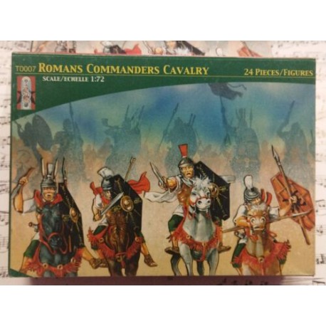 Roman Commanders Cavalry 24 Plastic figures 1:72 Soldatini Lucky Toys T0007