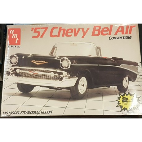 Chevy Bel Air '57 Convertible 2 Opzioni Ertl AMT Model Kit 1:16