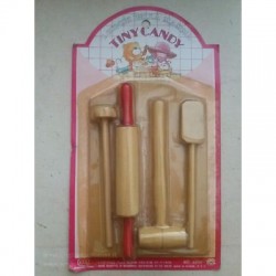 I Giochi della Mamma - Tiny Candy - Accessori da cucina in legno naturale - Doll