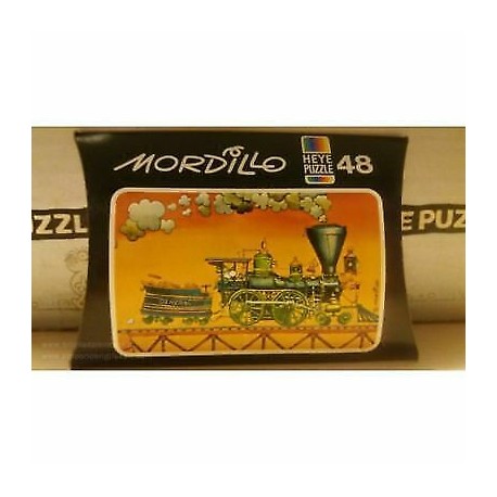 Puzzle - Mordillo - Il Treno  - 48 Pezzi - 16 x 10 - Heye Puzzle