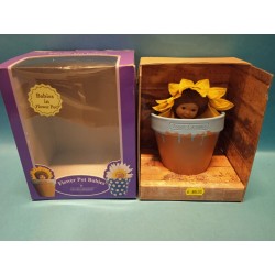 Flower Pot Anne Babies byAnne Geddes Bambola Girasole in Vaso