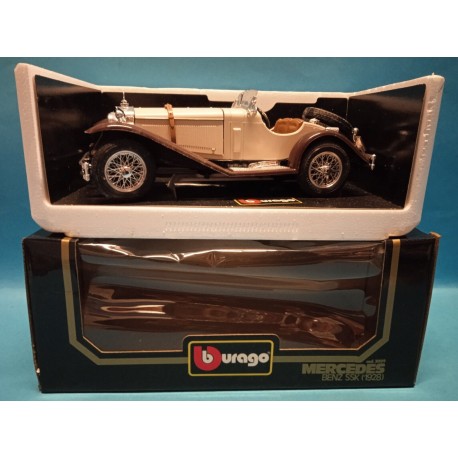 Mercedes Benz SSK 1928 Panna Scala 1:18 Made in Italy Cod 3009 Burago BBurago