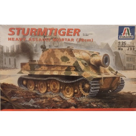 Sturmtiger German WW2 Tank Plastic Model Kit 1/35 Cod 299 Italeri