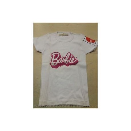 Maglia Barbie - Cotone - taglia 7/8/9 anni bambina - Mattel - '80