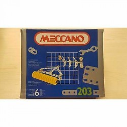 MECCANO - PLOUGH + ROLLER - original Made in France 130 pcs. Sealed -VINTAGE