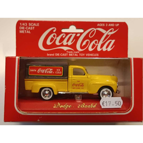 Solido 9600 Dodge Coca-Cola Pickup 1:43 - Bottling Co - Die-Cast