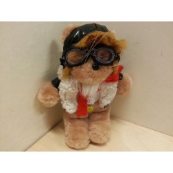 Peluche Orsacchiotto Aviatore Misura Piccola Vintage