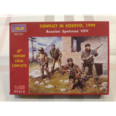 RUSSIAN SPETSNAZ VDV KOSOVO 1999 Figures Soldiers  1/35 35161 ICM