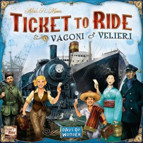 Ticket to Ride - Vagoni & Velieri - Gioco da tavolo in italiano ASMODEE