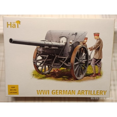 German Artillery WWI 1:72 Hat Soldatini Figures n.8109