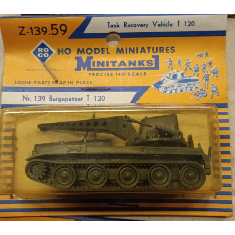 Tank Recovery Vehicle T 120 - H0 Model Miniatures ROCO nr. Z-139.39